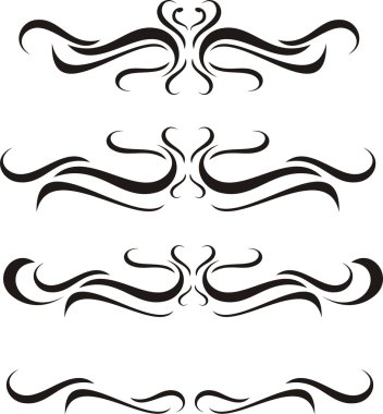 Scroll design clipart