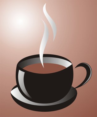 Morning cup of coffee clipart