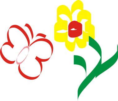 Kelebek çiçek