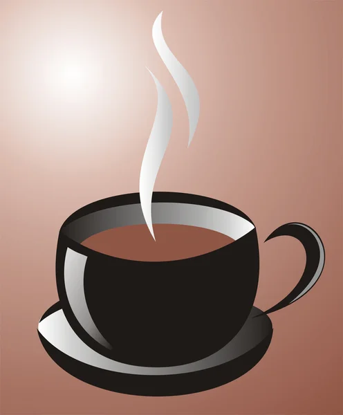 Copa de café por la mañana — Vector de stock