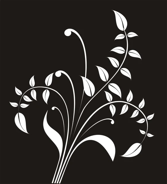 Ilustração dos elementos de design floral Vetores De Bancos De Imagens