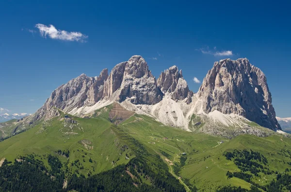 Sassolungo mountain — Stock Photo, Image
