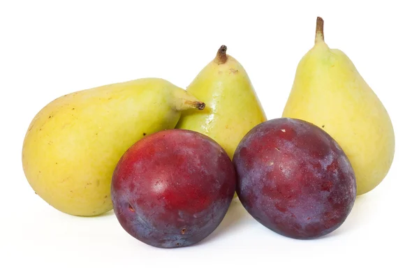 Plums and pears — Stock Photo, Image