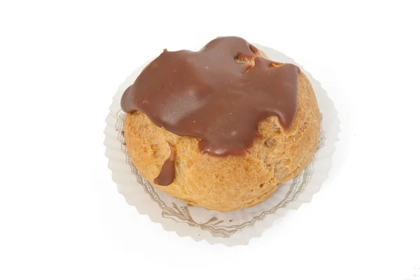 Chocolate puff pastry — Stock Photo, Image