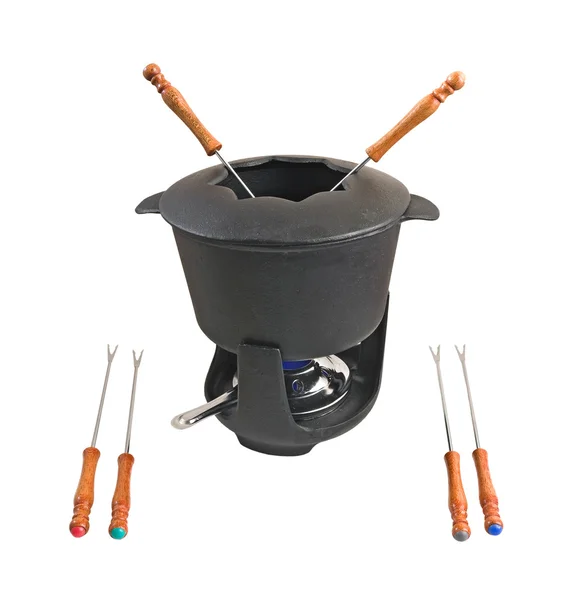 Zestaw do fondue — Zdjęcie stockowe