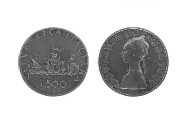 Caravels silver coins clipart