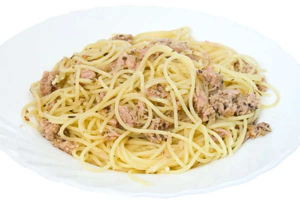 ツナのスパゲッティ — ストック写真