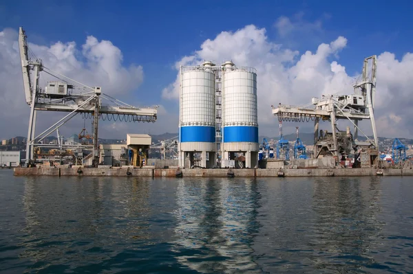 Portu w Genui — Zdjęcie stockowe