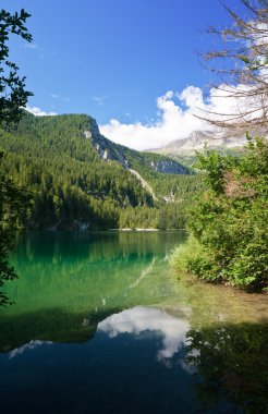 Tovel lake, Trentino, Italy clipart