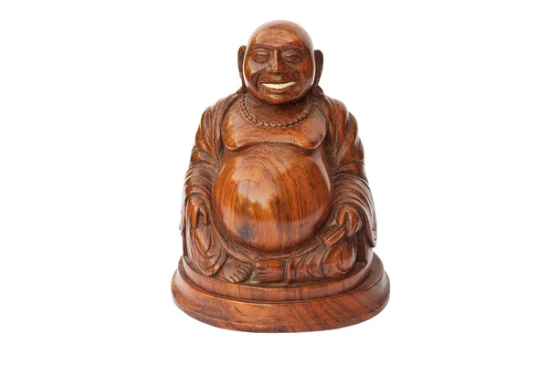 Buddha wooden statuette — Stock Photo, Image