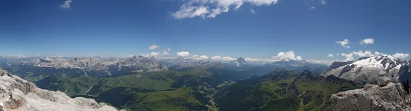 Panorama from Piz Boe — Stock Photo, Image