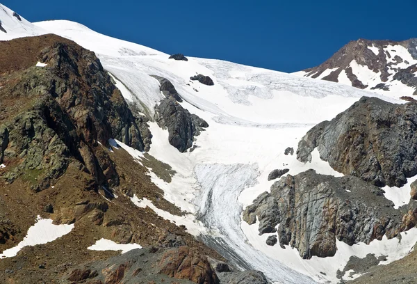 Cevedale glaciär, Italien — Stockfoto