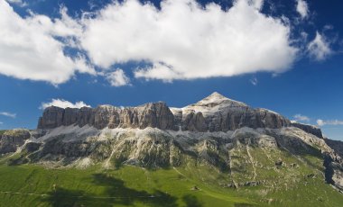 Sella dağlar piz ile bo