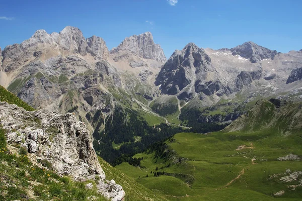 Alpine Landschaft im Sommer — Stockfoto