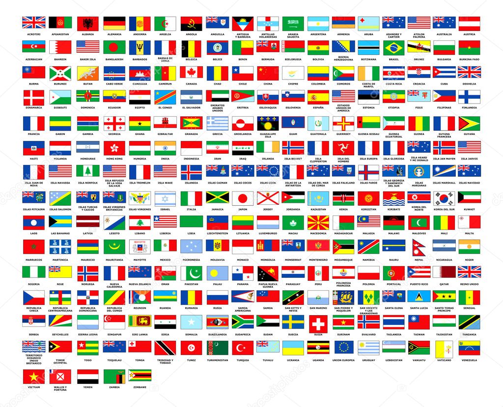 257 world flags complete collection