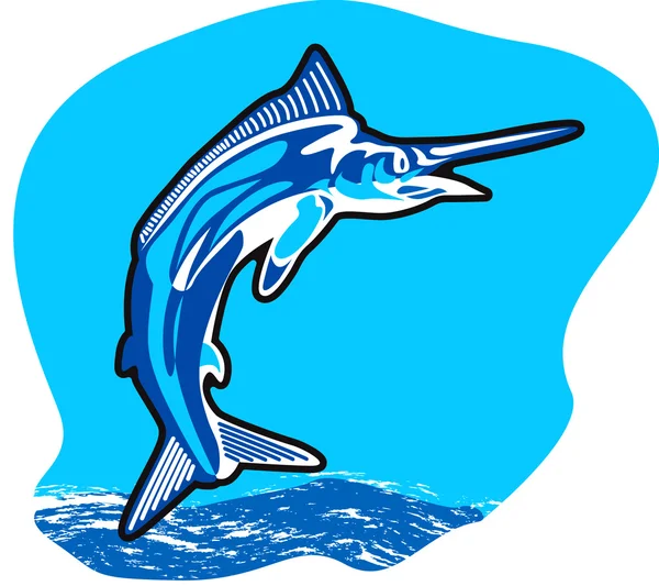 Marlin balığı — Stok Vektör