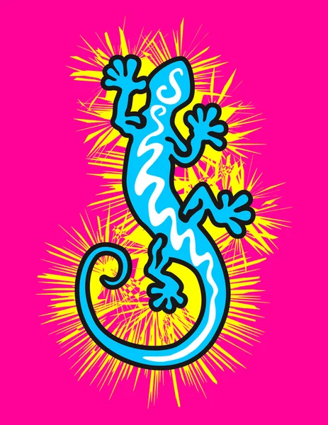 Κυανό gecko — Διανυσματικό Αρχείο
