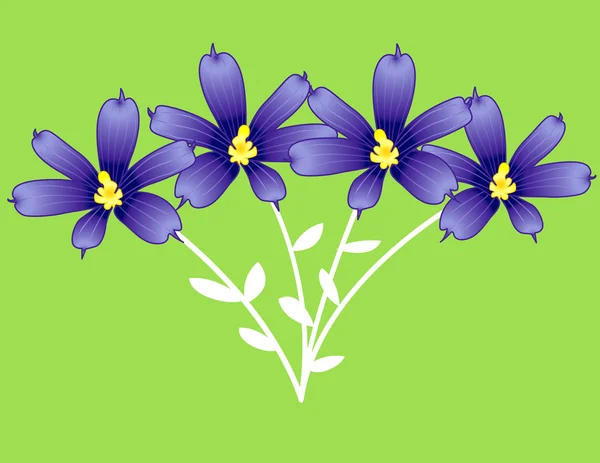 Ramura Violet — Vector de stoc