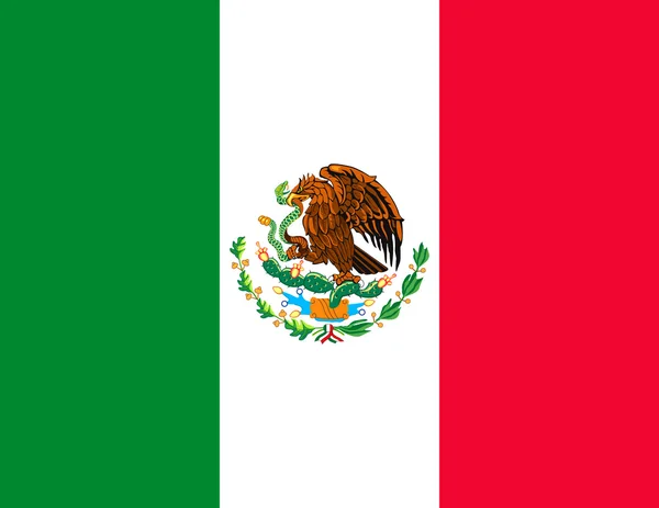 Mexicaanse vlag — Stockvector