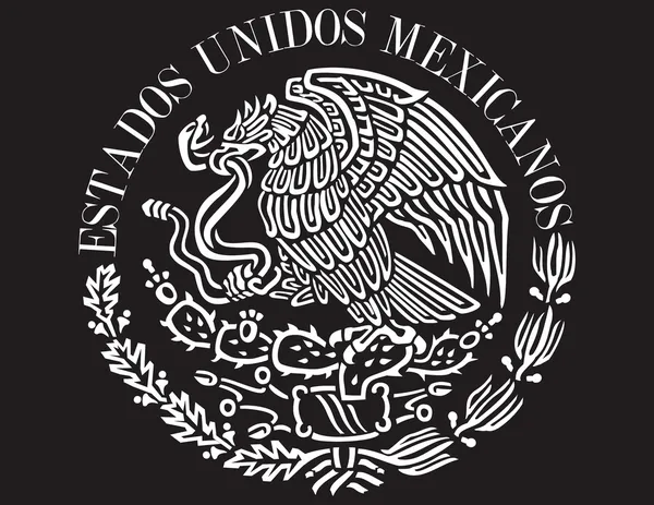 멕시코 국기 상징 — 스톡 벡터