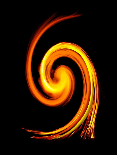 stock image Fire spiral