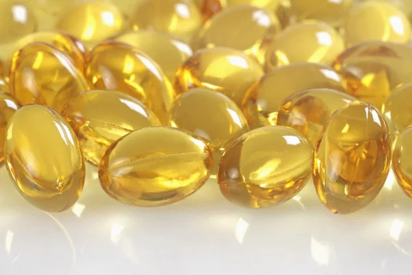 stock image Vitamin oil capsules