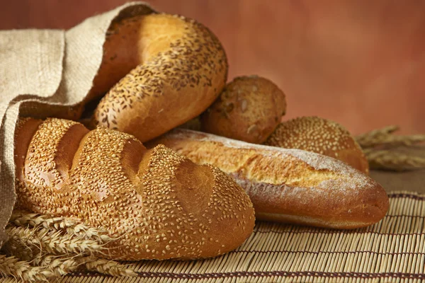 Csoport kenyér — Stock Fotó