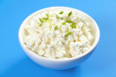 Fresh cottage cheese clipart