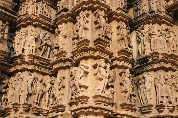 Templos eróticos en Khajuraho — Foto de Stock