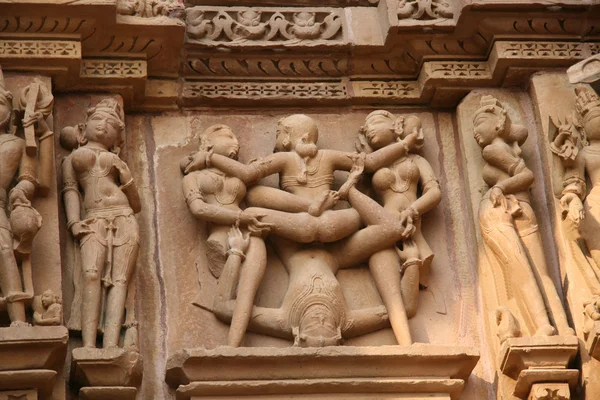 Erotikus templomok a khajuraho — Stock Fotó
