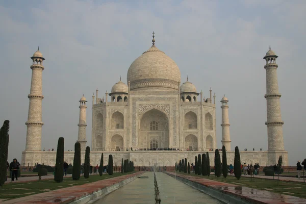 Taj Mahal af Agra - Stock-foto