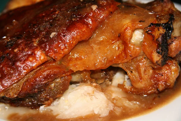 Grilled pork knee — Stock Photo, Image
