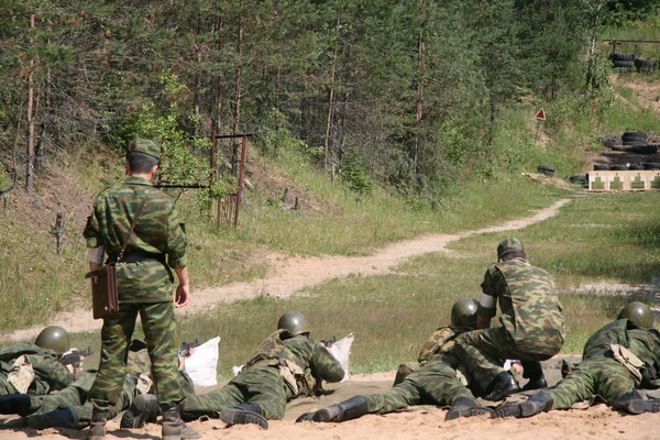 Armii strzelanie ćwiczenia Zdjęcie Stockowe