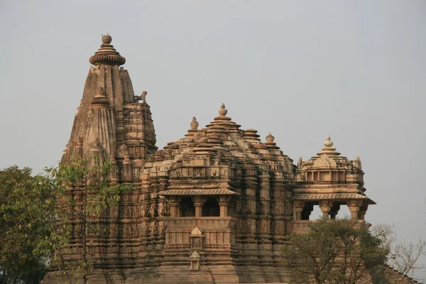 Erotic temples in Khajuraho Stock Picture