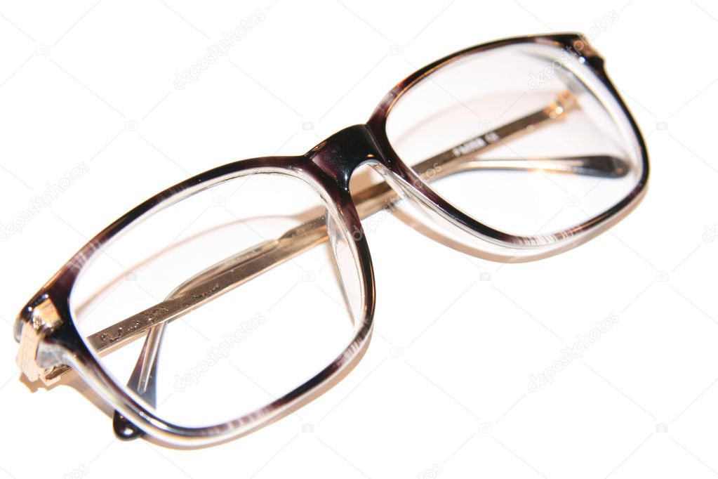 Old-fashioned eyeglasses