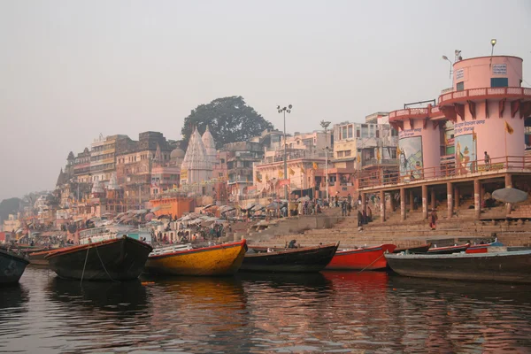 stock image Varanasi wharf