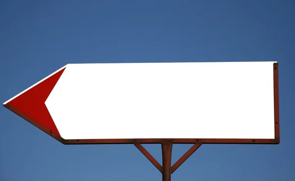 Empty direction sign — Stock Photo, Image