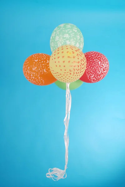 Vijf ballonnen — Stockfoto