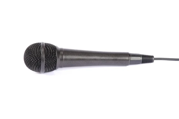 Mikrofon izolovaný na bílém pozadí — Stock fotografie