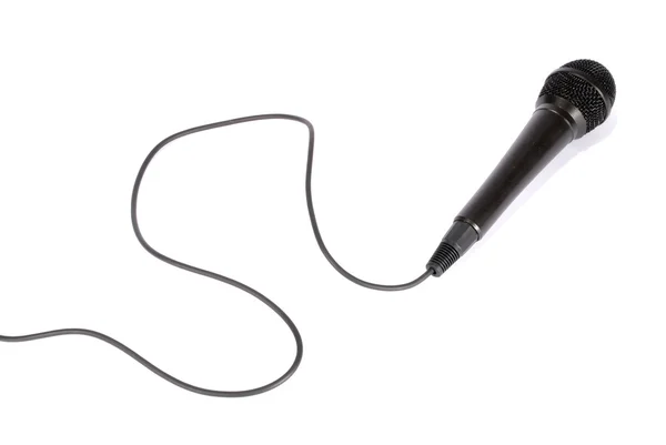Mikrofon izolovaný na bílém pozadí — Stock fotografie