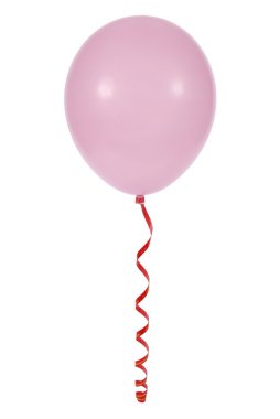 Balloon isolated on white background clipart