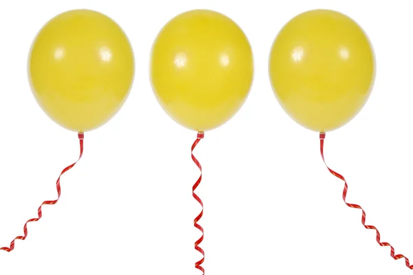 Balão isolado sobre fundo branco — Fotografia de Stock