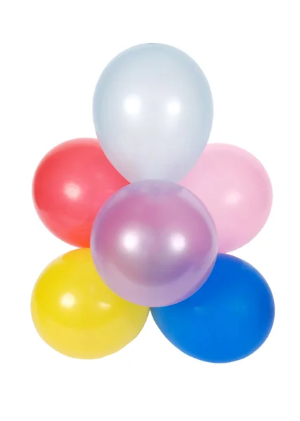 Balónky izolované na bílém pozadí — Stock fotografie