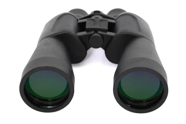 stock image Black binoculars isolated on white