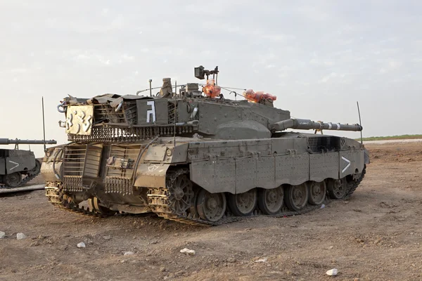 Merkava mk 4 baz belangrijkste strijd tank — Stockfoto