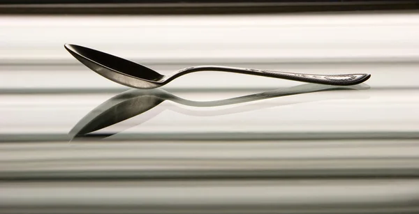 stock image The silver spoon