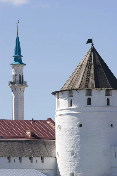 Minarett der qolsharif-Moschee — Stockfoto