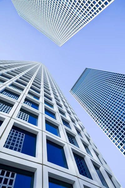 Vit skyskrapor — Stockfoto