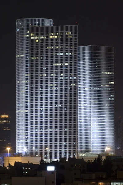 Azrieli-Turm in der Nacht — Stockfoto