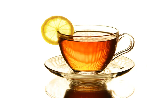Chá com limão / xícara de chá Imagens Royalty-Free